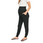 maternity joggers black