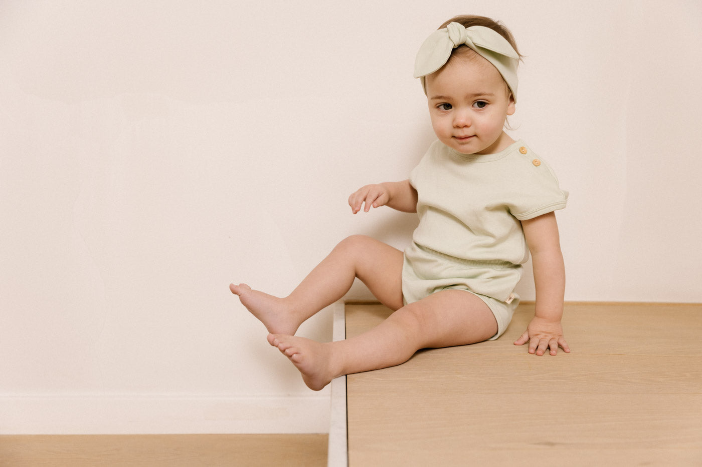 Baby High-Waisted Bubble - Pistachio Lifestyle