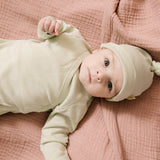 Baby Kimono Gown - Pistachio Lifestyle