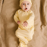 Baby Kimono Gown - Light Yellow Lifestyle