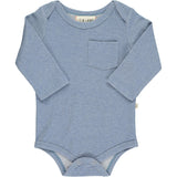 Long sleeve onesie - blue