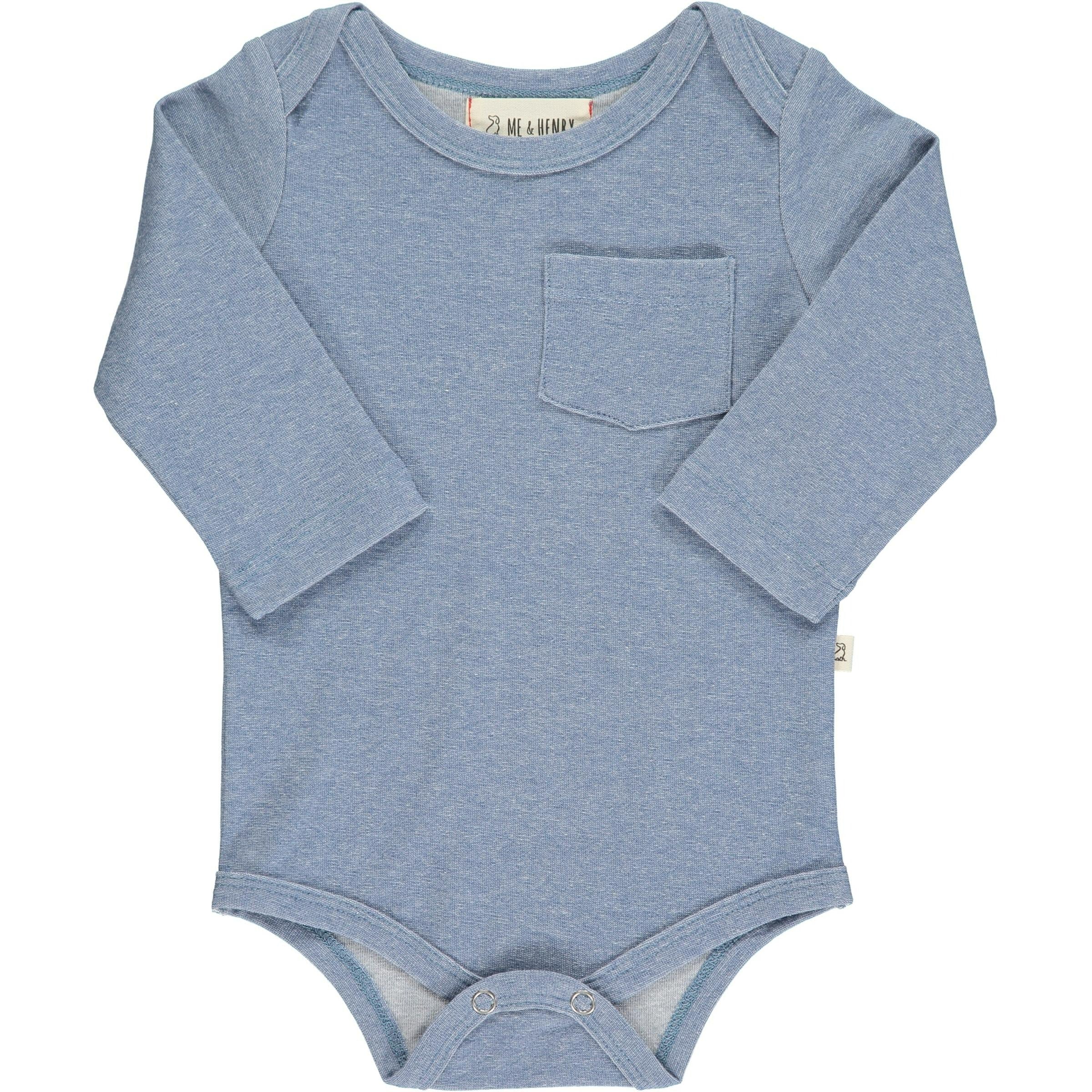 Long sleeve onesie - blue