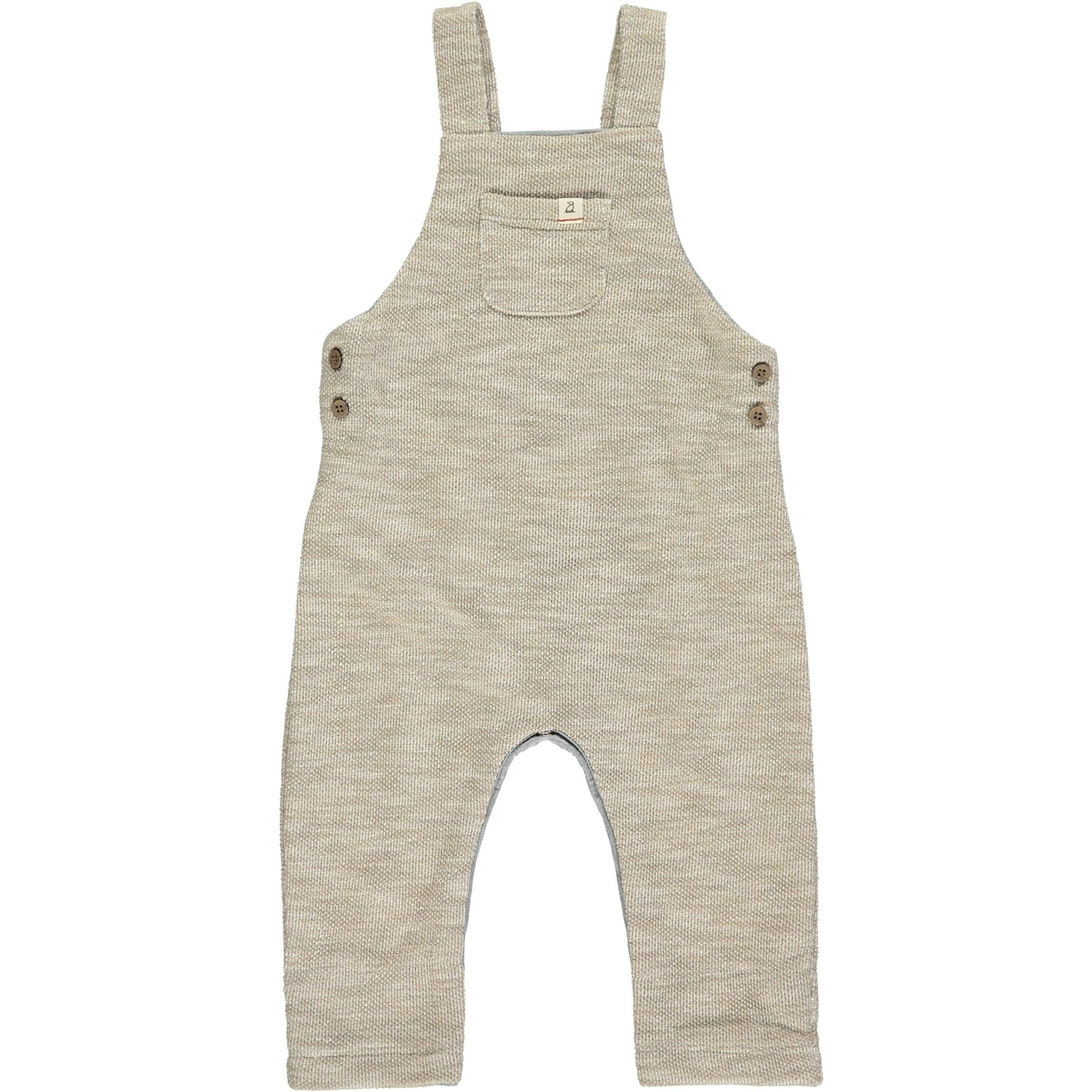 Baby Jersey Overalls - Beige