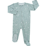 Bamboo Zipper Footie Pajamas