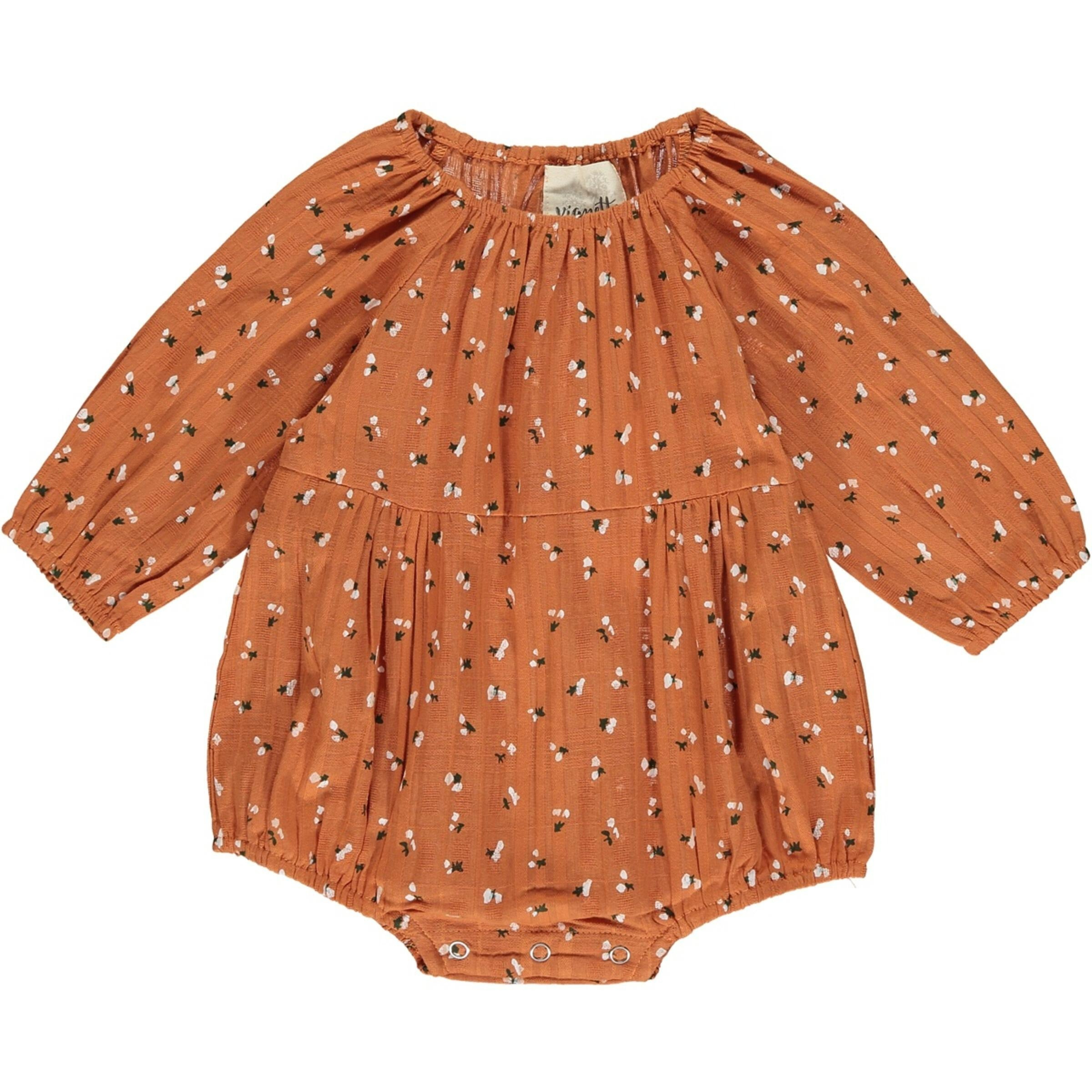 Baby Daisy Bubble - Pumpkin Floral