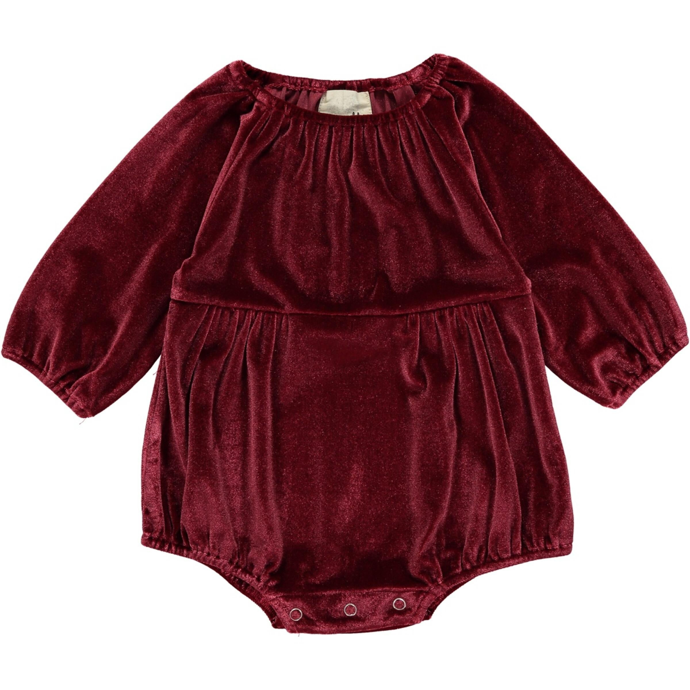 Baby Velvet Bubble - Burgundy