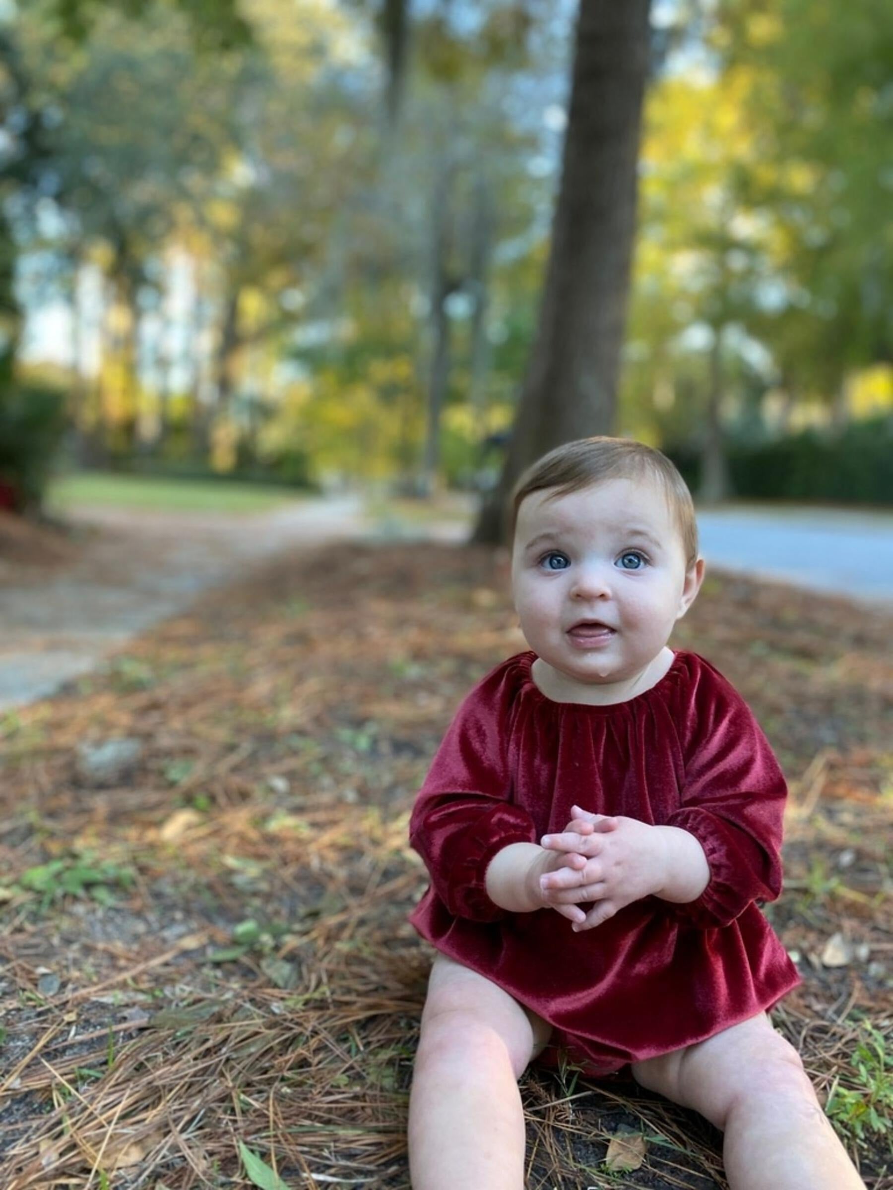 Baby Velvet Bubble - Burgundy Lifestyle