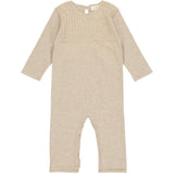 Baby Romper long sleeve - oatmeal
