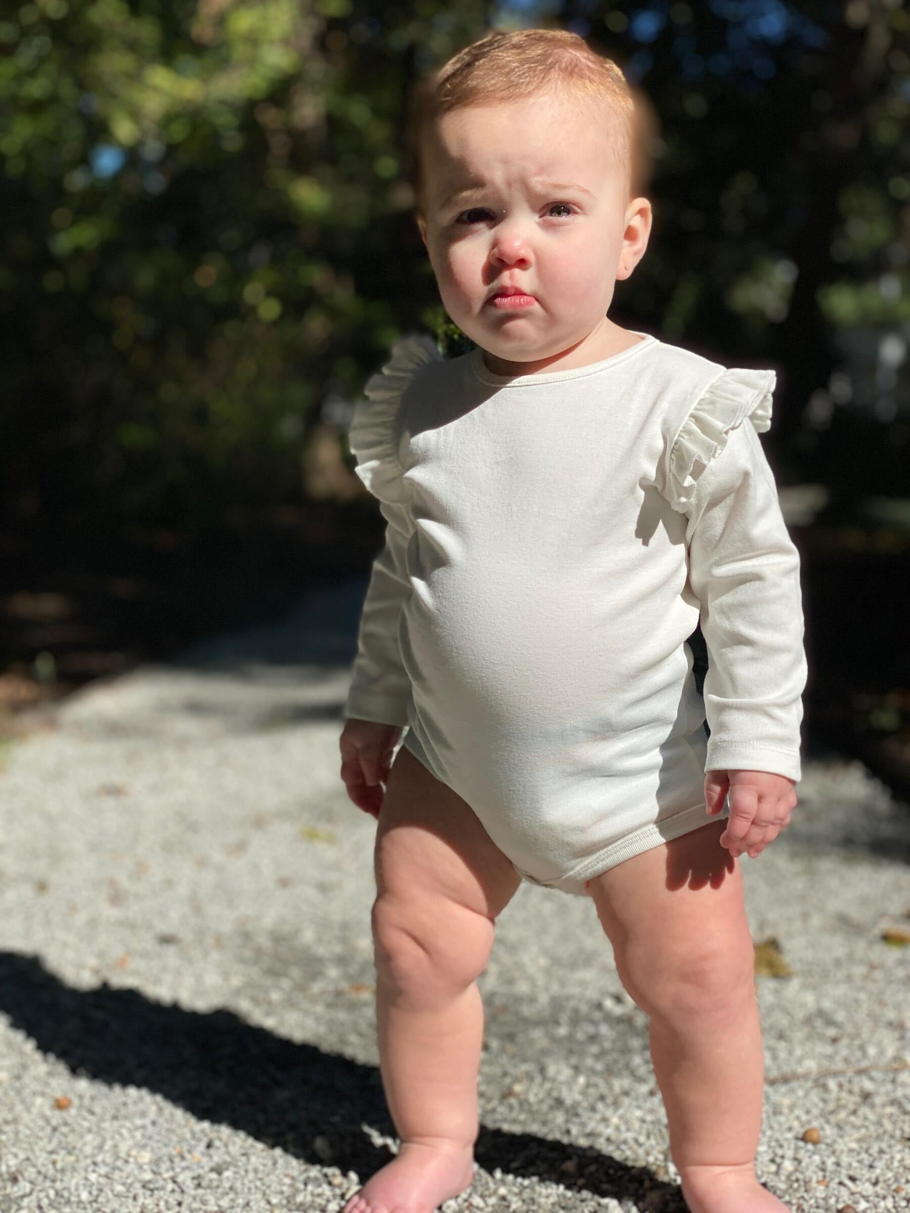 Baby Onesie Long Sleeve - Ivory Lifestyle
