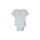 blue ribbed onesie