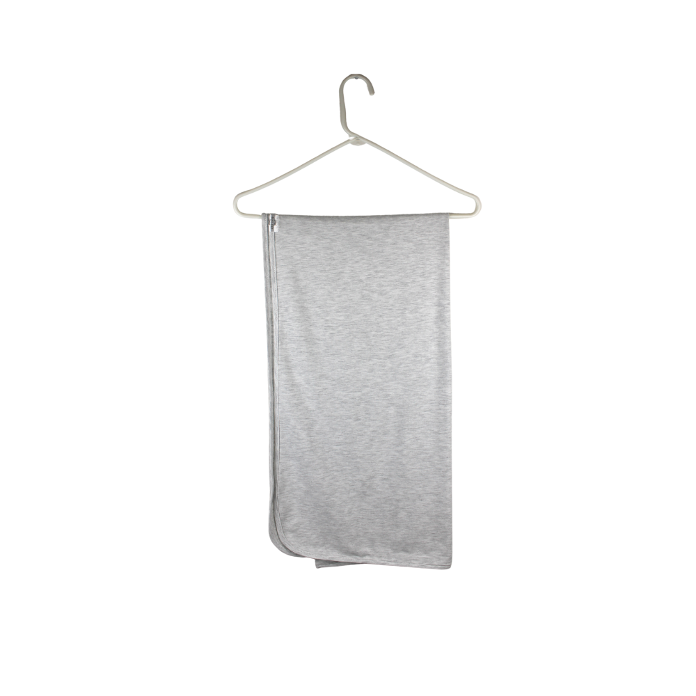 Organic Cotton Swaddle - Ash (light gray)