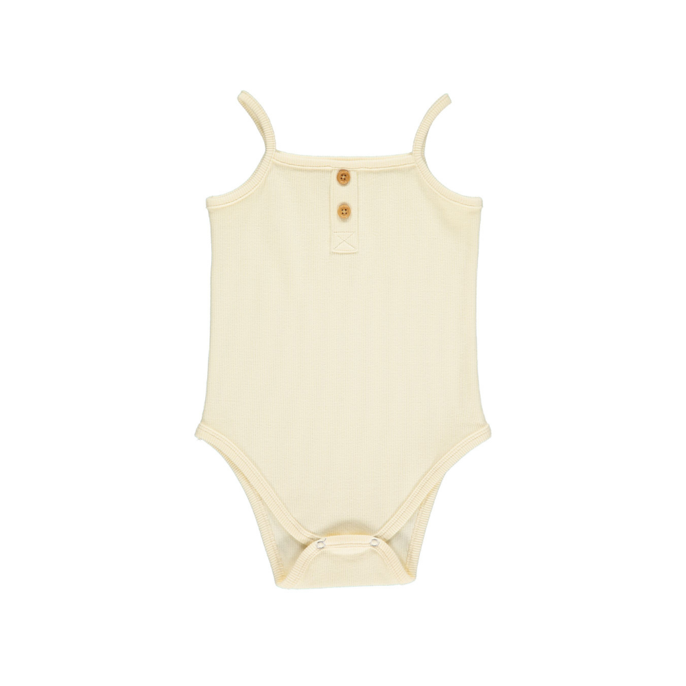 baby tank onesie- ivory
