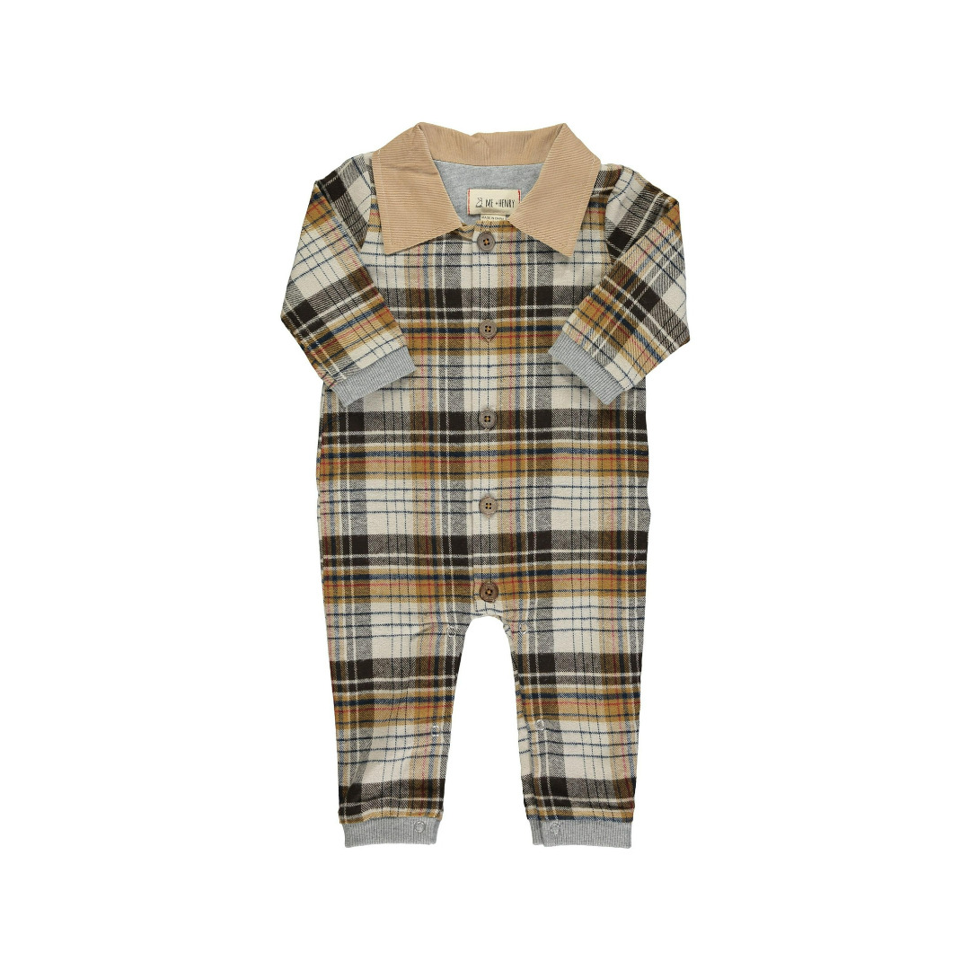 Lumberjack baby romper