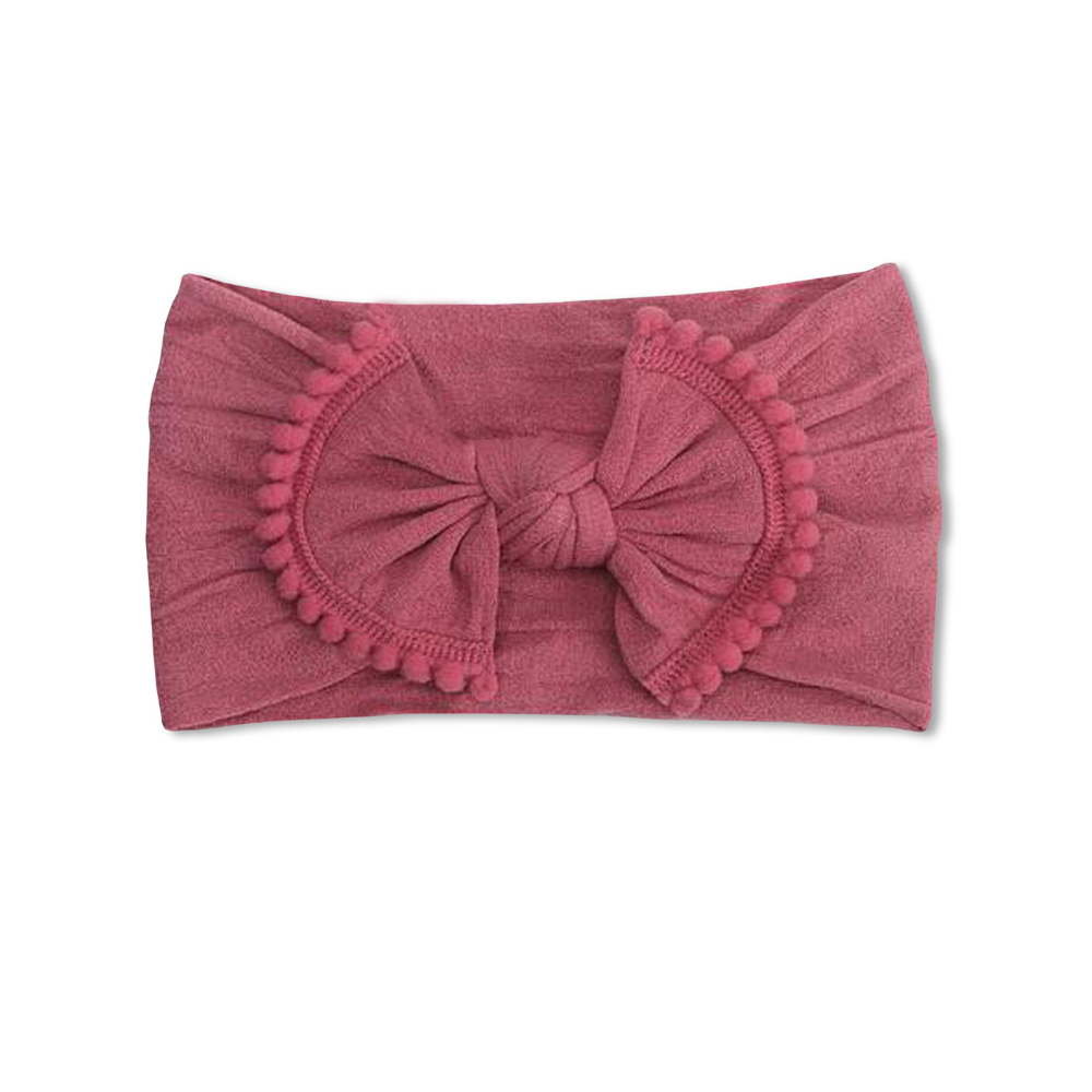 Raspberry baby headband 