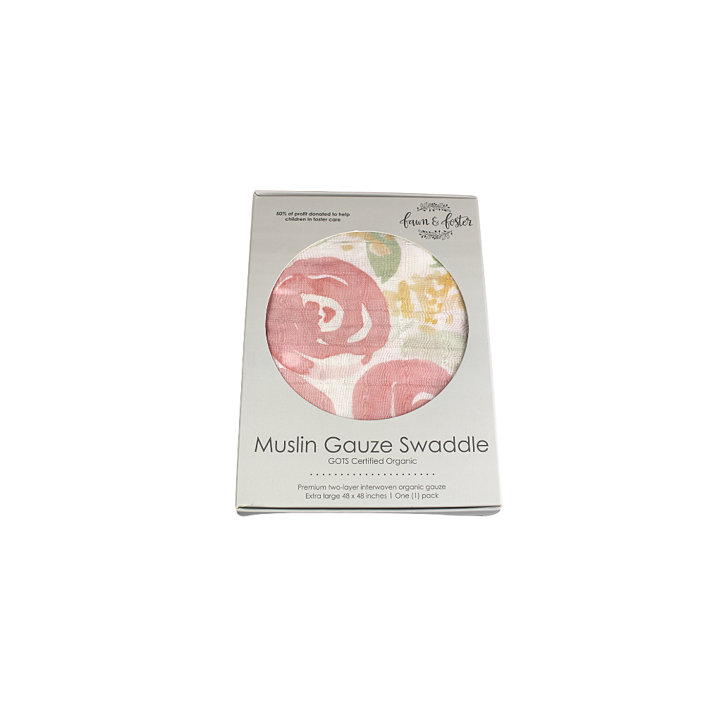 Organic Muslin Gauze Swaddle Stella Box