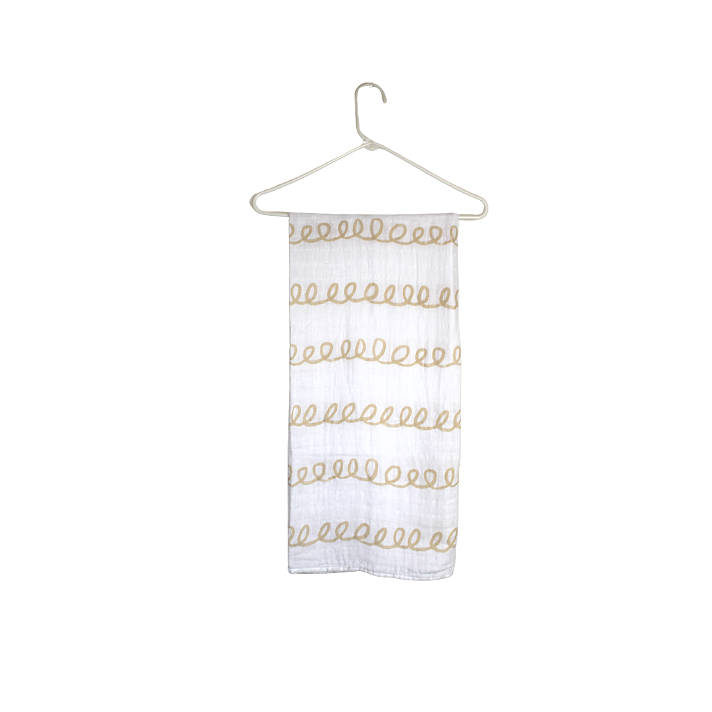 Organic Muslin Gauze Swaddle- Haven