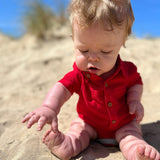 Baby Short Sleeve Polo Onesie