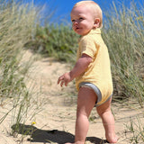 Baby Short Sleeve Polo Onesie