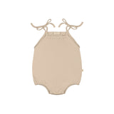 Baby Bubble with shoulder ties - Taupe