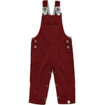 Baby Woven Overalls - Red