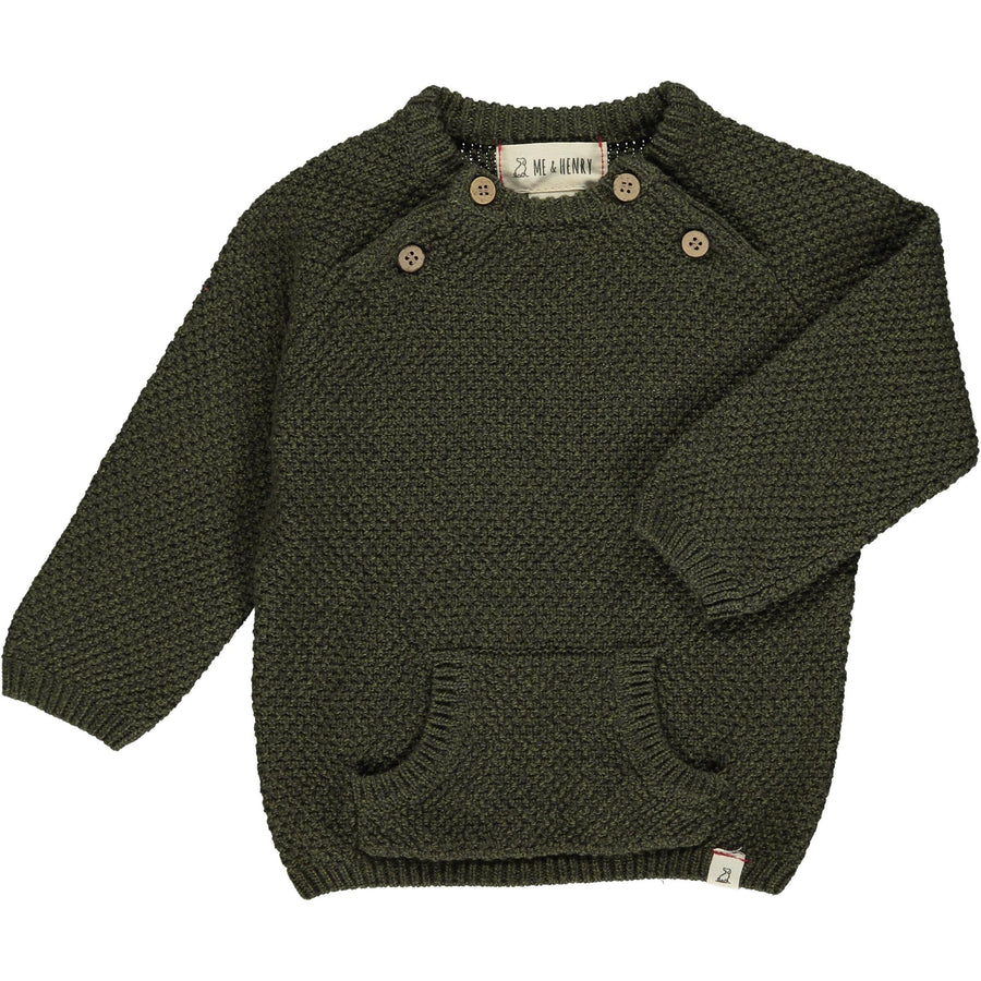 Baby Sweater - Forest Green