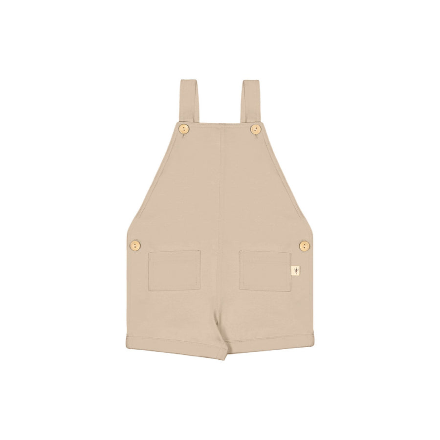 Baby overall shorts - Taupe