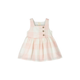 Baby pink check dress