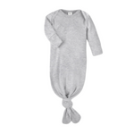 Baby gown set - light gray