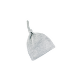 Organic Gown and Hat Newborn Gift Set - Light Gray