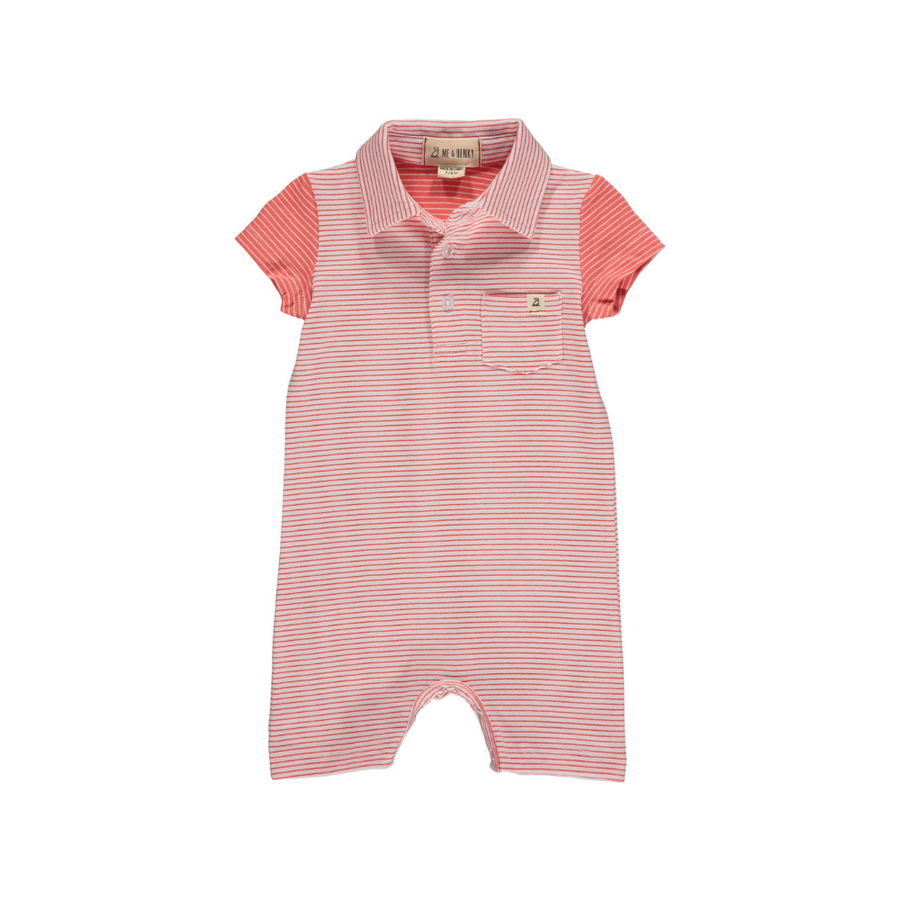 striped baby romper